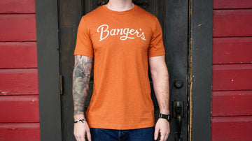 BURNT ORANGE BACKYARD TEE | TRI-BLEND COMFORT TEE